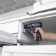 Bosch Professional Cordless screwdriver BOSCH Professional GSR 12V-15, 2 batteries 12V, 2.0 Ah, set of 10 accessories, 2