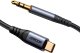 Kabel USB Joyroom USB-C - mini Jack 3.5 mm 1.2 m Czarny (6956116773786) 4