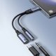 Adapter USB Joyroom SY-C02 USB-C - USB-C + Jack 3.5mm Czarny  (6956116773861) 8