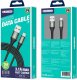 Kabel USB Jellico USB-A - Lightning 2 m Czarny (6974929202880) 3