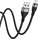 Kabel USB Jellico USB-A - Lightning 1 m Czarny (6974929202286) 6