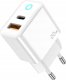 Ładowarka Jellico JELLICO ładowarka sieciowa EU11 PD 20W 1xUSB-C + 1xUSB QC3.0 + kabel USB-C - USB-C Biały 2