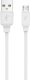 Kabel USB Jellico USB-A - microUSB 1 m Biały (6974929202224) 2