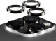 PanzerGlass PanzerGlass Hoops Camera iPhone 15 Pro 6.1" / 15 Pro Max 6.7" czarny/black 1139 camera lens protector hoop optic rings 6