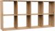 Topeshop REGAŁ KOMOROWY SZAFKA MALAX 2X4 DĄB ARTISAN 1