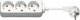 MicroConnect Microconnect 3-way Schuko Socket 5M White gniazdko elektryczne 3 x Type F Biały 1