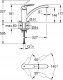 Grohe Grohe jednouchwytowa bateria zlewozmywakowa DN 15 Eurosmart czarny mat 332812433 1