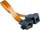 Kabel DPM Przewód RJ45 podokienny ultra slim, 29,5 cm, pomarańczowy 1