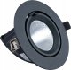 DPM Reflektor LED punktowy regulowany, podtynkowy, 20 W, 1600 lm, 4000 K, czarny, X-LINE 4