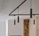 DPM Lampa wisząca szynowa, 12 W, 753 lm, 4000 K, 30 cm, czarna, X-LINE 7