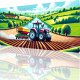 Podkładka Tilt PODKŁADKA GAMINGOWA Symulator Farmy 90x40 XXL Dla gracza 1