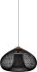 Lampa wisząca Hedo Sufitowa naturalna lampa rattanowa wisząca - 50 cm - czarna 1