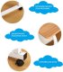 Hedo Mobilny stolik pod laptopa / Mobilny stolik kawowy - drewniany 5