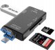 Adapter USB Rosfix OTG CZYTNIK KART SD MICROSD TF USB USB-C MICRO-USB 1