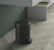 Kosz na śmieci Gedy POTTY PEDAL BIN 3 LT MATT BLACK 5
