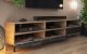 Selsey Szafka RTV Rikke 3d 160 cm Dąb naturalny / Szary mat 1