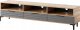 Selsey Szafka RTV Rikke 3d 160 cm Dąb naturalny / Szary mat 2