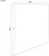 Ravio Panel tapicerowany - Tkanina Mono 50x50 4