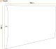 Ravio Panel tapicerowany - Tkanina Mono 70x30 5