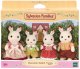 Figurka Epoch Sylvanian Families - Rodzina królików z czekoladowymi uszkami (5655) 1