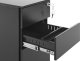 Beliani Szafka biurowa metalowa czarna BOLSENA 8