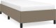vidaXL Rama łóżka, kolor taupe, 90 x 200 cm, tapicerowana tkaniną 2