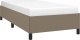 vidaXL Rama łóżka, kolor taupe, 90 x 200 cm, tapicerowana tkaniną 4