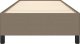 vidaXL Rama łóżka, kolor taupe, 90 x 200 cm, tapicerowana tkaniną 5