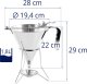 Royal Catering Dozownik lejek pistolet do sosów polew stalowy + stojak 3 dysze 1.8 l Dozownik lejek pistolet do sosów polew stalowy + stojak 3 dysze 1.8 l 7