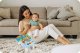 Ricokids Stolik edukacyjny 4w1 Ricokids zielony 781500 9