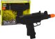 LeanToys Pistolet Czarny Dla Dzieci Wibracje Dźwięk 1