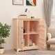 vidaXL Szafka, 83x41,5x100 cm, lite drewno sosnowe 2