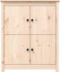 vidaXL Szafka, 83x41,5x100 cm, lite drewno sosnowe 4