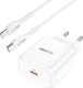 Ładowarka Blue Power BLUE POWER ŁADOWARKA SIECIOWA BBN3 QC 20W + KABEL LIGHTNING BIAŁY 2
