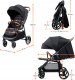 Wózek KinderKraft Sportinis vežimėlis Kinderkraft Grande Plus, Black 4
