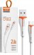 Kabel USB Somostel KABEL USB TYP-C 2A SOMOSTEL BIAŁY 2000mAh QUICK CHARGER 1M POWERLINE SMS-BP08> 2