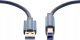 Kabel USB Clicktronic USB-A - USB-B 0.5 m Niebieski (RB70090) 2