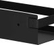 Springos Półka łazienkowa pod prysznic 30x10 cm ze stali nierdzewnej czarna UNIWERSALNY 4