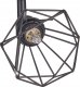 Lampa sufitowa Beliani Lampa spot 4-punktowa metalowa czarna ERMA 5