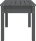 vidaXL vidaXL Ławka ogrodowa, szara, 80x44x45 cm, lite drewno sosnowe 5