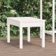vidaXL vidaXL Ławka ogrodowa, biała, 80x44x45 cm, lite drewno sosnowe 1