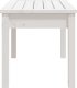 vidaXL vidaXL Ławka ogrodowa, biała, 80x44x45 cm, lite drewno sosnowe 4