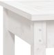 vidaXL vidaXL Ławka ogrodowa, biała, 80x44x45 cm, lite drewno sosnowe 5