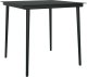 Triton 3-częściowy zestaw mebli ogrodowych, czarny, rattan PVC 7