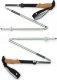 Black Diamond Black Diamond trekking poles Pursuit FLZ M/L, fitness device (black/green, 1 pair, 125-140 cm) 1