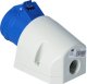 PCE Gniazdo stałe 32A 230V 2P+Z IP44 3