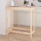 vidaXL Stolik barowy, 100x50x110 cm, lite drewno sosnowe 3