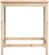 vidaXL Stolik barowy, 100x50x110 cm, lite drewno sosnowe 5