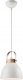 Lampa wisząca Lamkur Lamkur Danielle 31798 lampa wisząca zwis loft metalowy klosz miska 1x60W E27 beżowa/drewno 1
