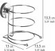 Wenko Uchwyt na suszarkę do włosów MILAZZO, Vacuum-Loc - stal chromowana, WENKO 3